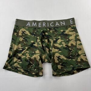 American Eagle Flex camo green boxer shorts size Small